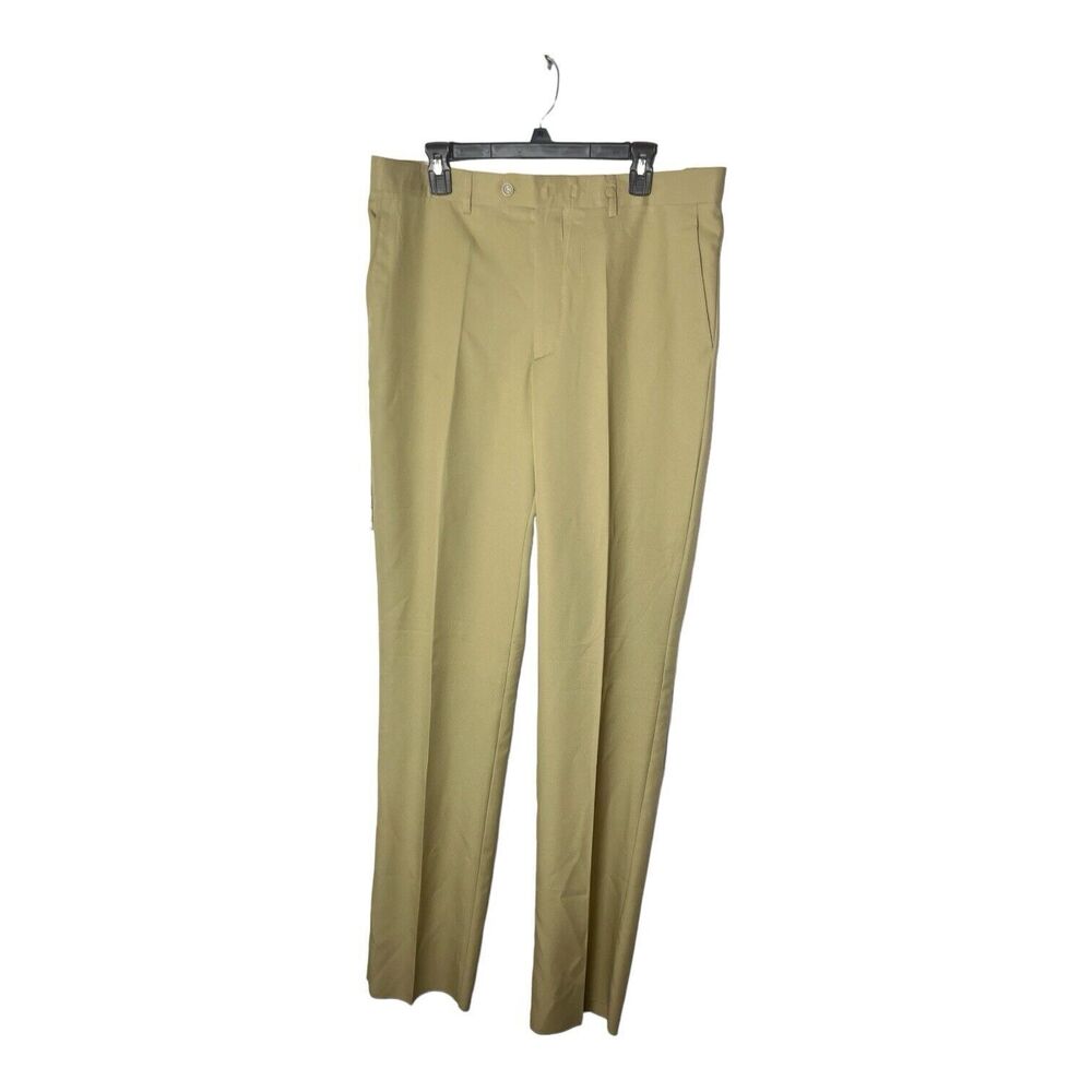 Braveman Dress Pants Mens 42L X 36W Bottoms Unfinished Khaki Color